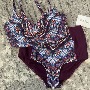 Athleta NWT high waisted bikini